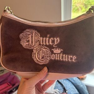 Rare Vintage Velour Juicy Couture Mini Bag